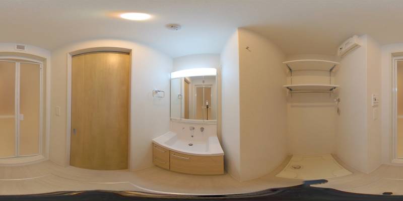 パノラマ画像洗面所