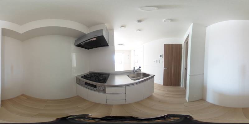 パノラマ画像キッチン