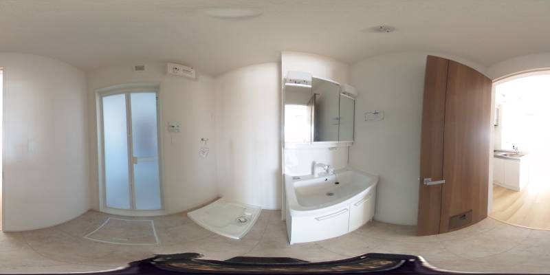 パノラマ画像洗面所