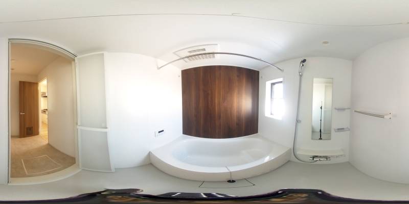 パノラマ画像バスルーム