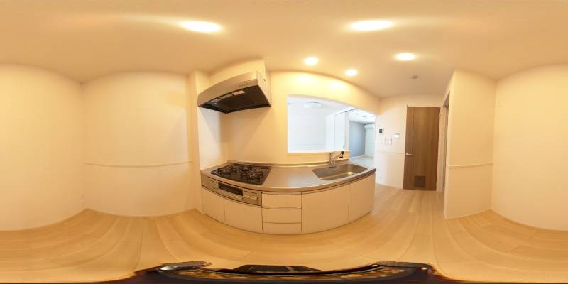 パノラマ画像キッチン
