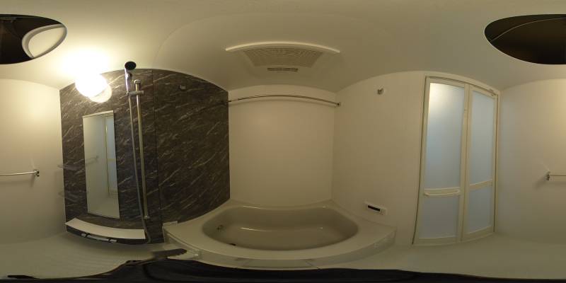 パノラマ画像バスルーム