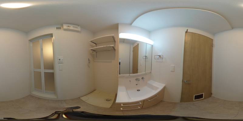 パノラマ画像洗面所