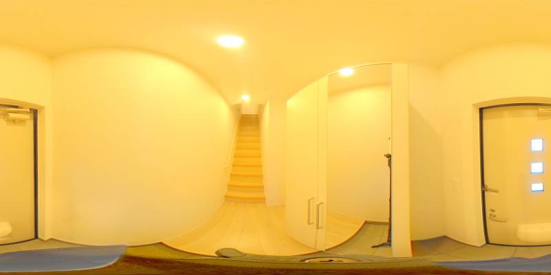 パノラマ画像玄関