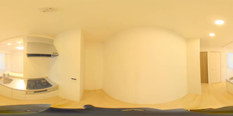 パノラマ画像キッチン