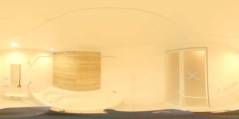 パノラマ画像バスルーム