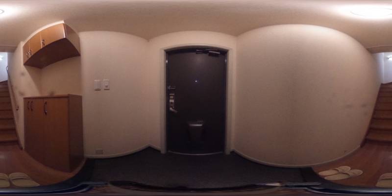 パノラマ画像玄関