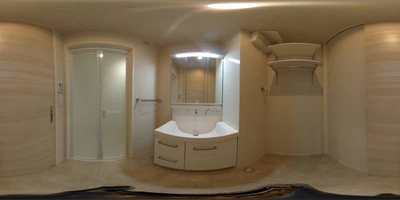 パノラマ画像洗面所