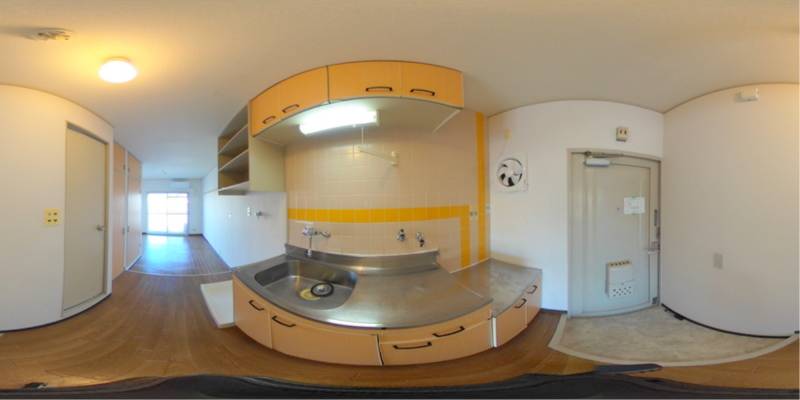 パノラマ画像キッチン