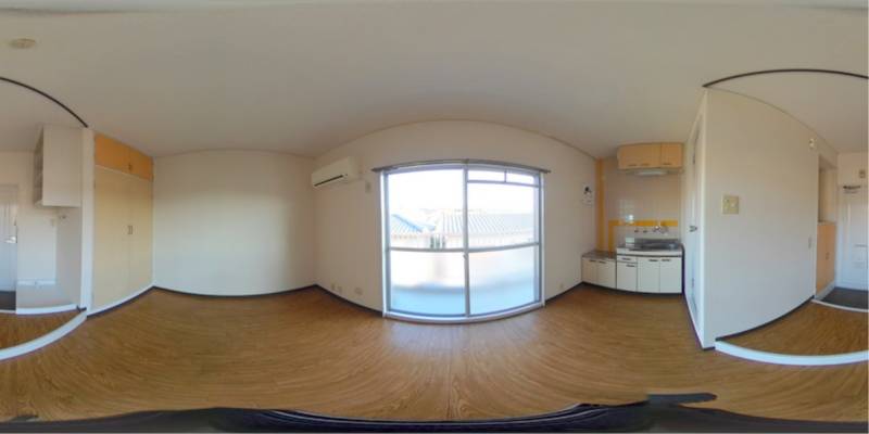 パノラマ画像洋室