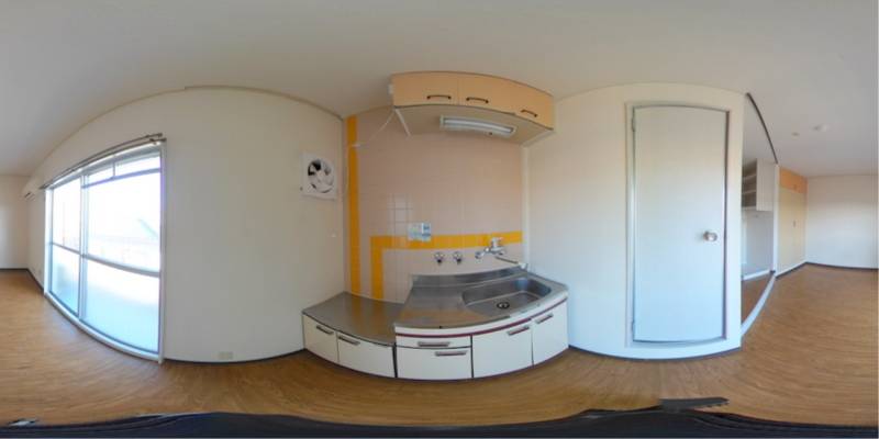 パノラマ画像キッチン