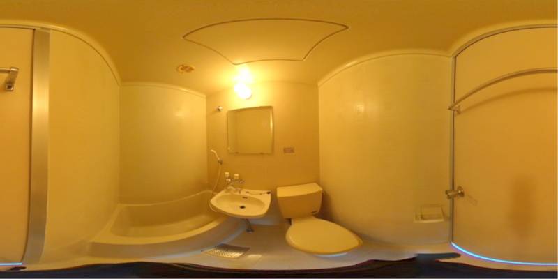 パノラマ画像バスルーム