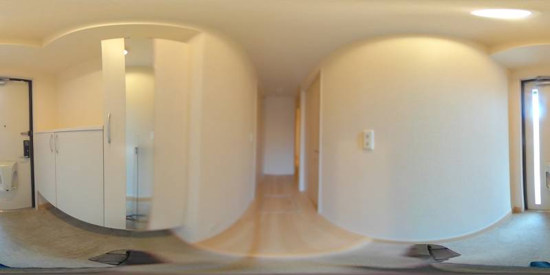 パノラマ画像玄関