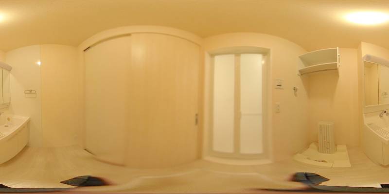 パノラマ画像洗面所