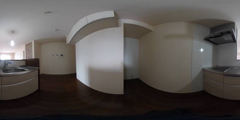 パノラマ画像キッチン