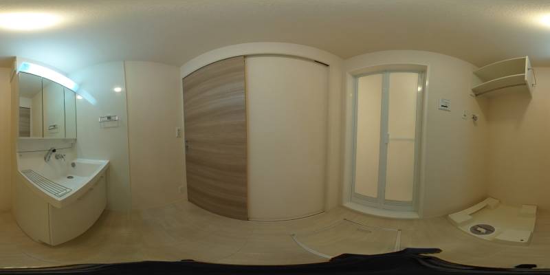 パノラマ画像洗面所