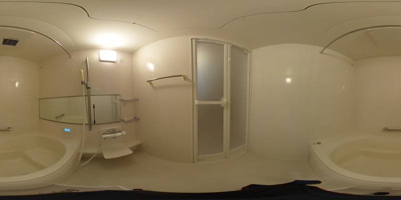 パノラマ画像バスルーム