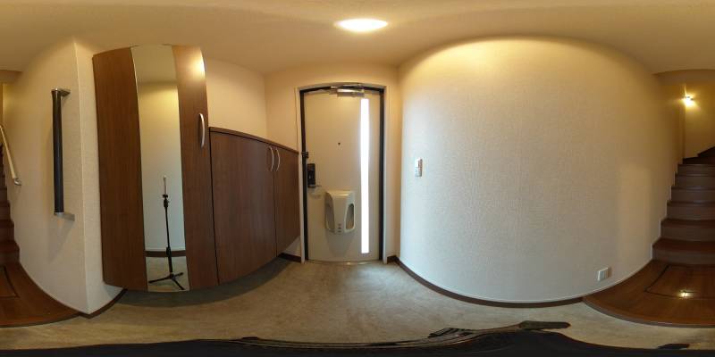 パノラマ画像玄関