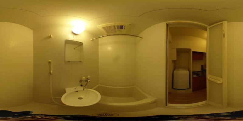 パノラマ画像バスルーム