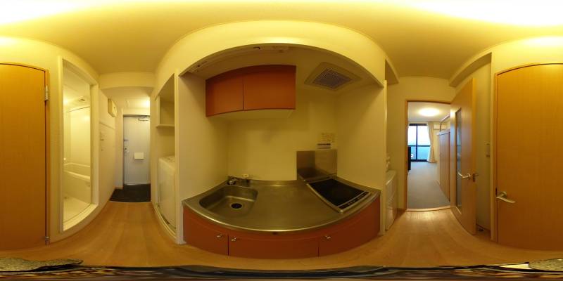 パノラマ画像キッチン