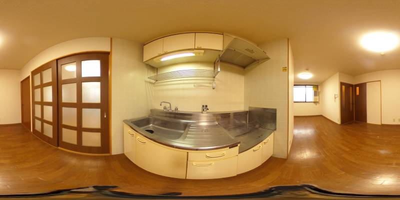 パノラマ画像キッチン