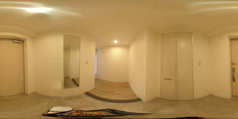 パノラマ画像玄関