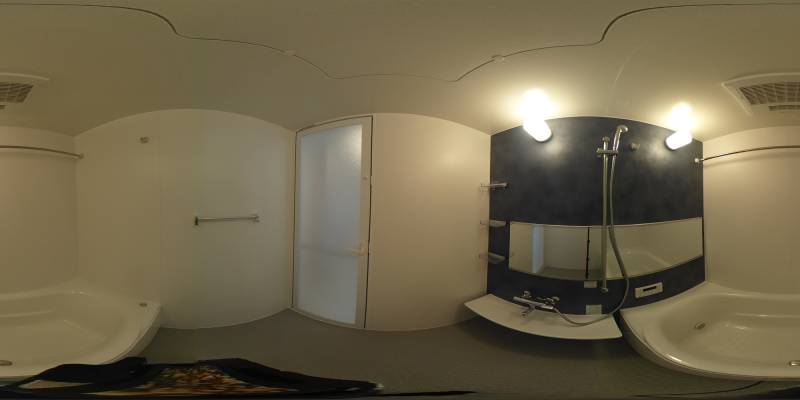 パノラマ画像バスルーム