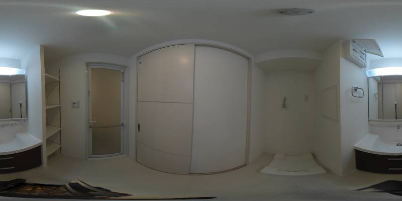 パノラマ画像洗面所