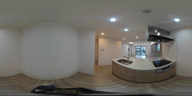 パノラマ画像キッチン