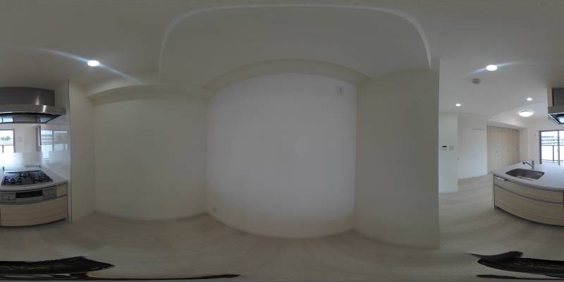 パノラマ画像キッチン