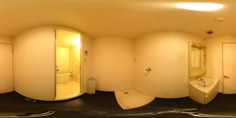 パノラマ画像洗面所