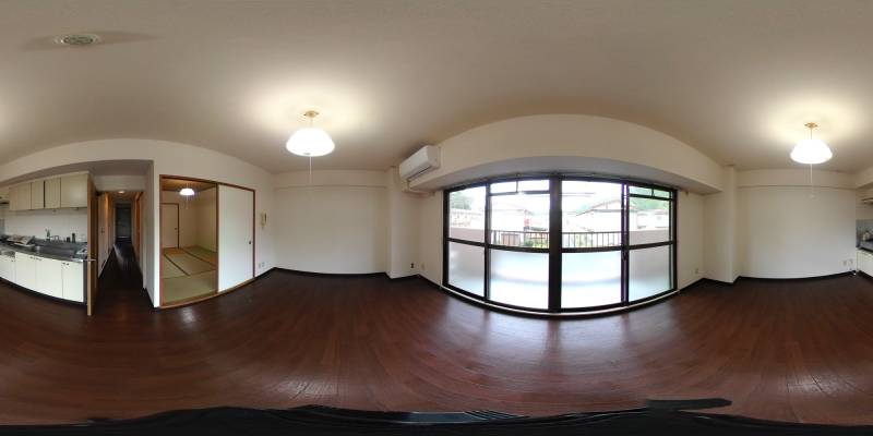 パノラマ画像リビング