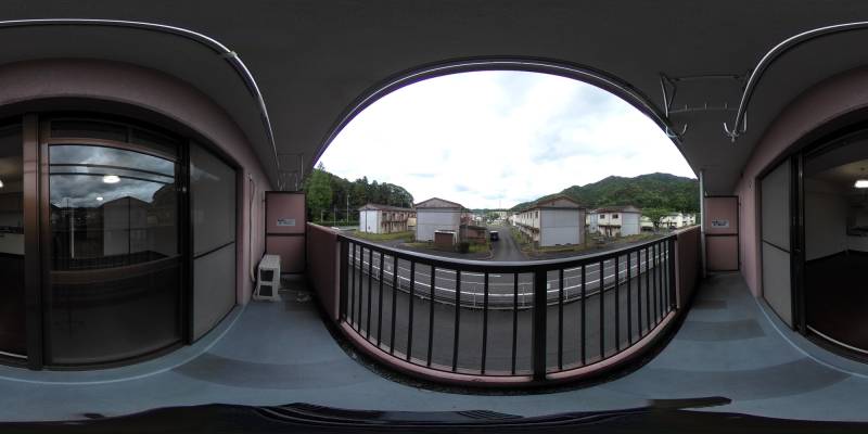 パノラマ画像バルコニー
