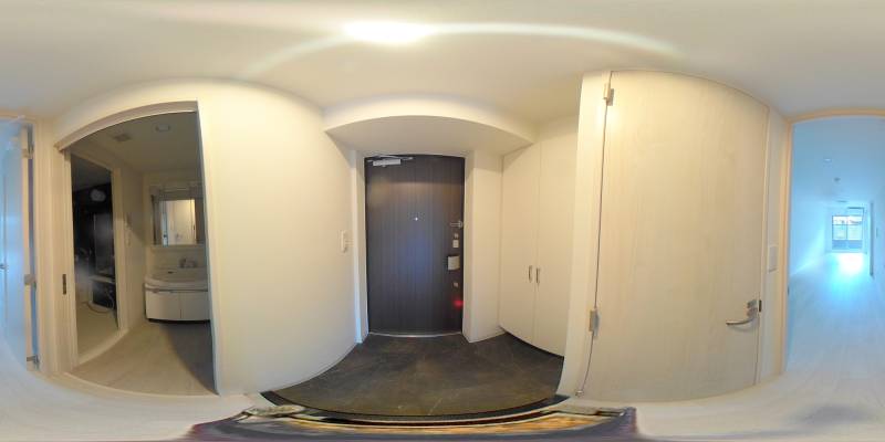 パノラマ画像玄関