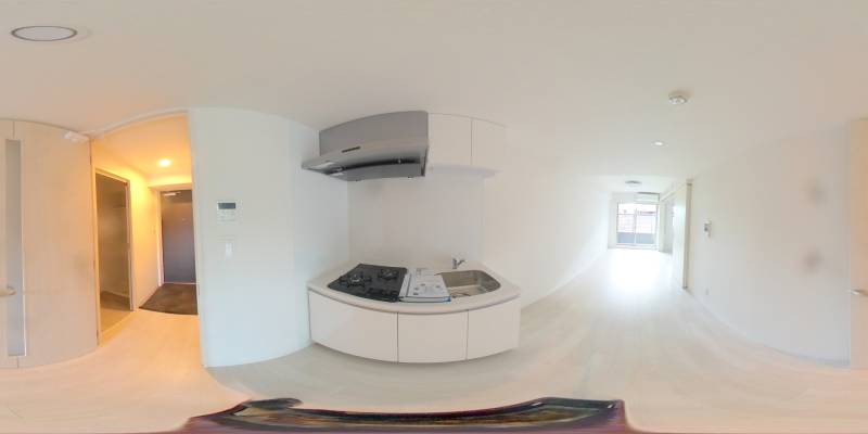 パノラマ画像キッチン