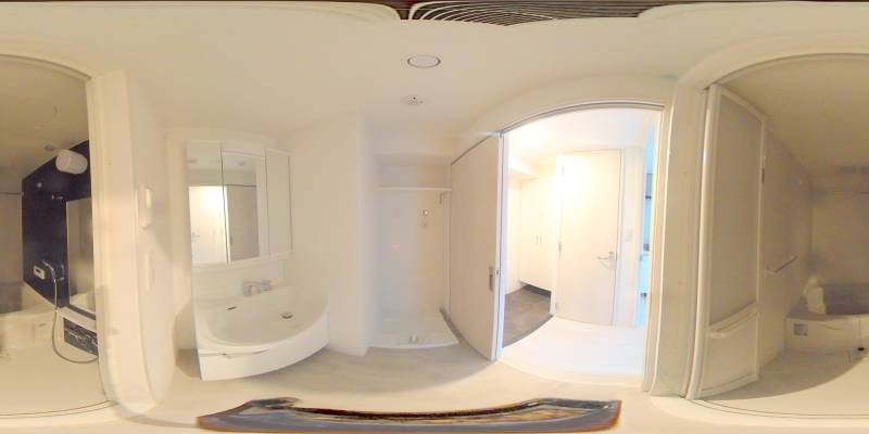 パノラマ画像バスルーム