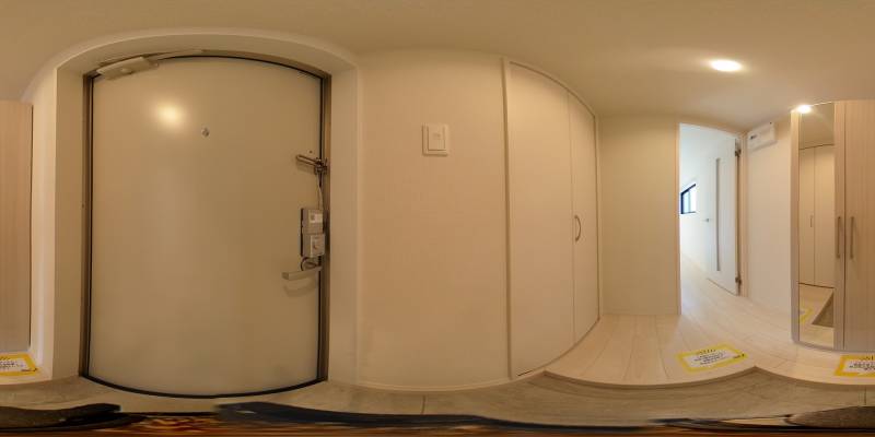 パノラマ画像玄関