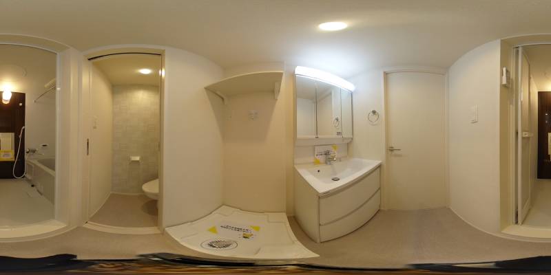 パノラマ画像洗面所