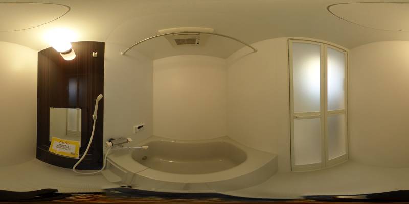 パノラマ画像バスルーム