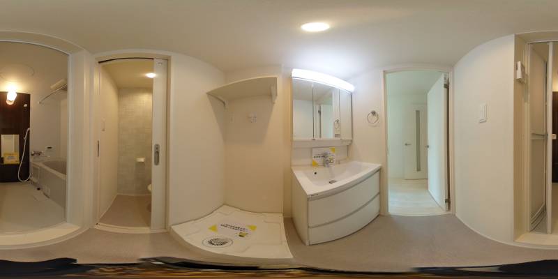 パノラマ画像洗面所