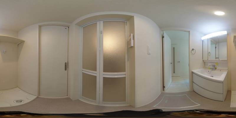 パノラマ画像洗面所