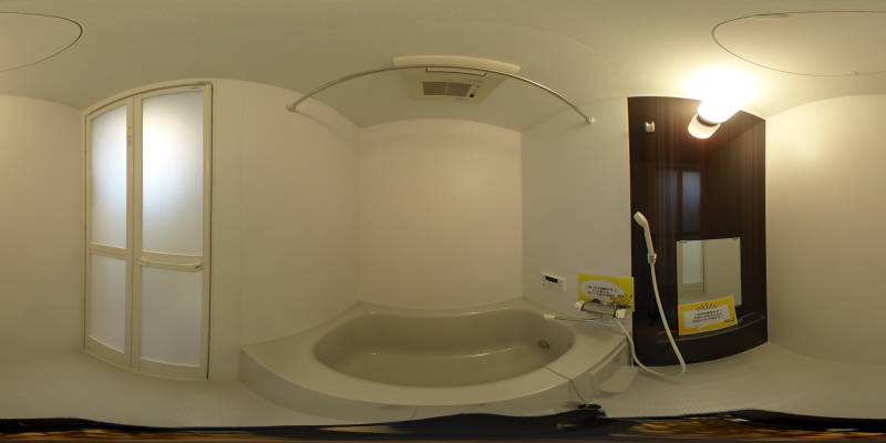 パノラマ画像バスルーム