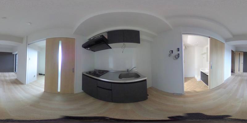 パノラマ画像キッチン