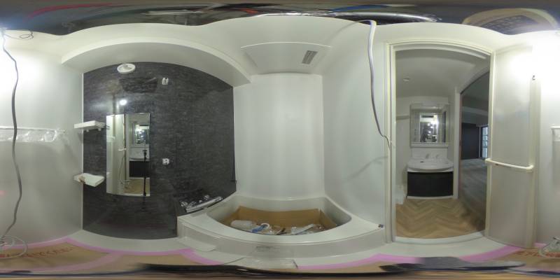 パノラマ画像バスルーム