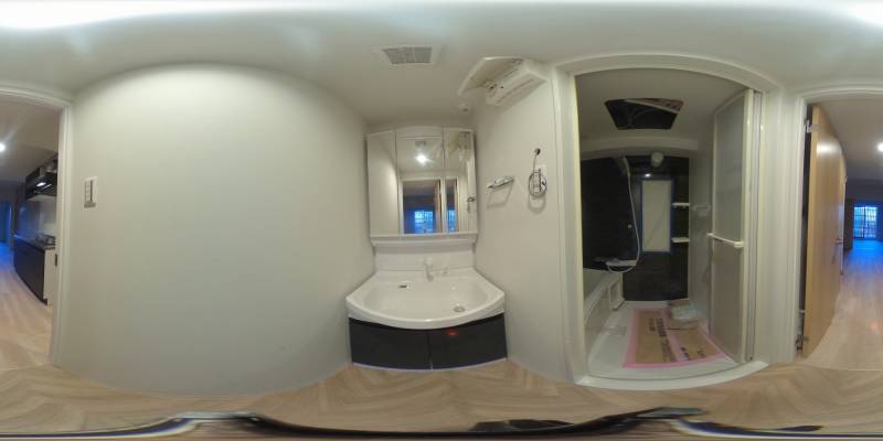 パノラマ画像洗面所