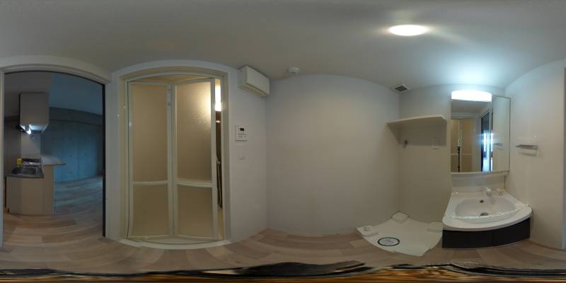 パノラマ画像洗面所