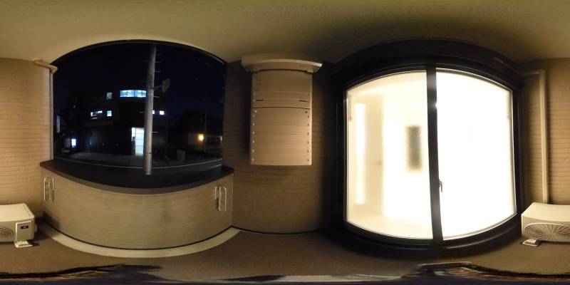 パノラマ画像バルコニー