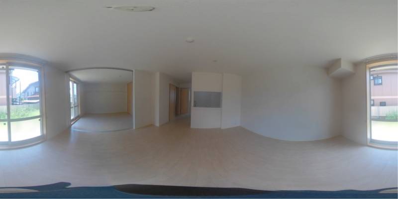 パノラマ画像リビング