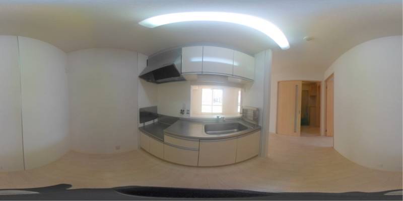 パノラマ画像キッチン