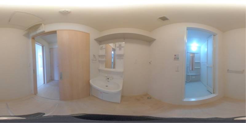 パノラマ画像洗面所